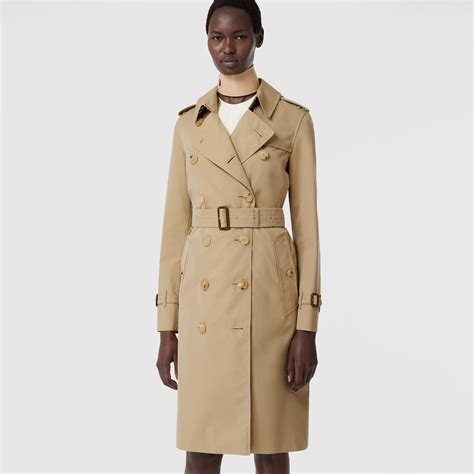 kensington coat burberry|burberry kensington trench coat women's.